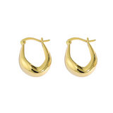 Tessa Hoops - 14K Gold Plated