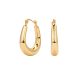 Trina Hoops - 14K Gold Plated