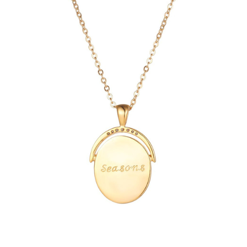 Seasons Amulet Necklace - 14K Gold Vermeil