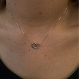 Interlocked Necklace - Sterling Silver