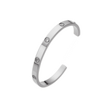 Port Cuff Bangle - Stainless Steel