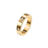 Port Ring - 18K Gold Plated Stainless Steel