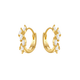 Zalia Hoops - 14K Gold Plated