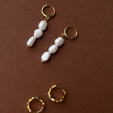 Adira Hoops - 14K Gold Plated