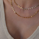 Molten Necklace - 14k Gold Vermeil