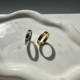 Port Ring - 18K Gold Plated Stainless Steel