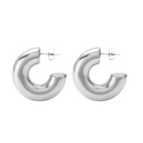 Chunky Hoops - Stainless Steel