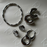 Chunky Hoops - Stainless Steel